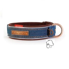 Ezydog neo classic halsband denim