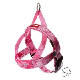 Ezydog quick-fit harnas camouflage roze