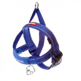Ezydog quick-fit harnas blauw