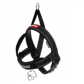 Ezydog quick-fit harnas zwart