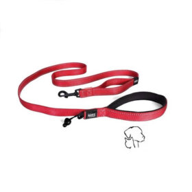 Ezydog soft trainer riem rood