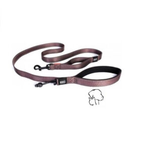 Ezydog soft trainer riem chocolate