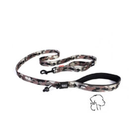 Ezydog soft trainer riem camouflage groen